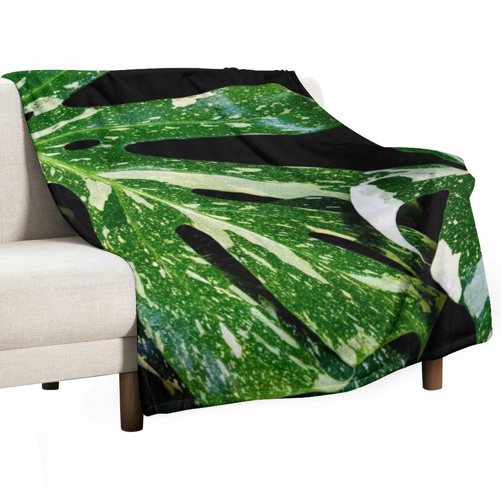 Monstera Thai Constellation - Selimut Monstera Thai Constellation, Selimut Dekorasi
