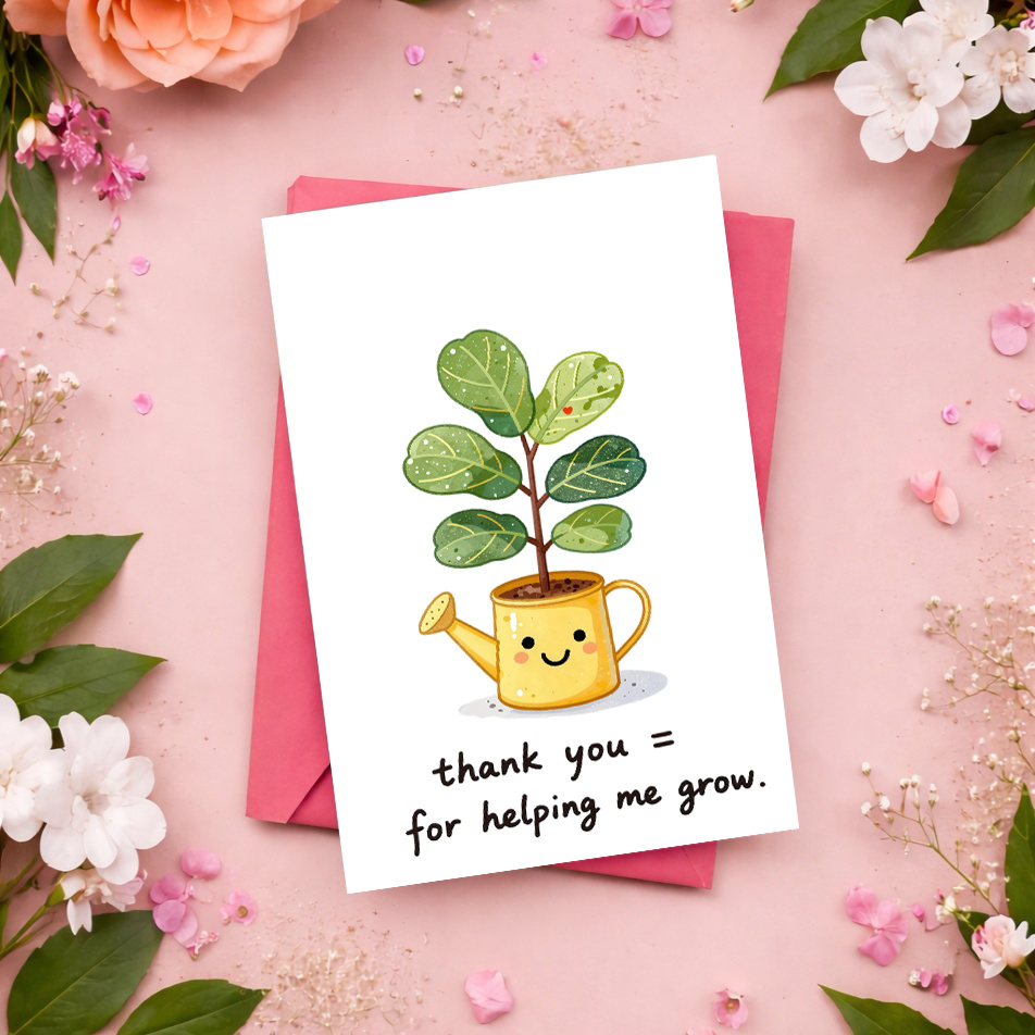 1 Kartu Ucapan Terima Kasih ya - Plant Parental ulasan dan harga