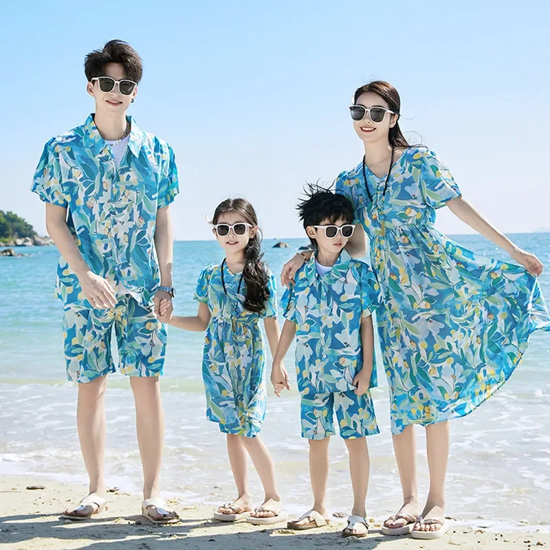 Setelan Baju Ayah Anak Pakaian - Plant Parental ulasan dan harga