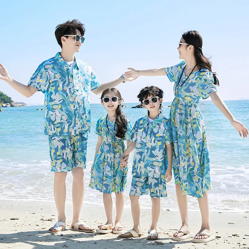 Setelan Baju Ayah Anak Pakaian - Plant Parental ulasan dan harga