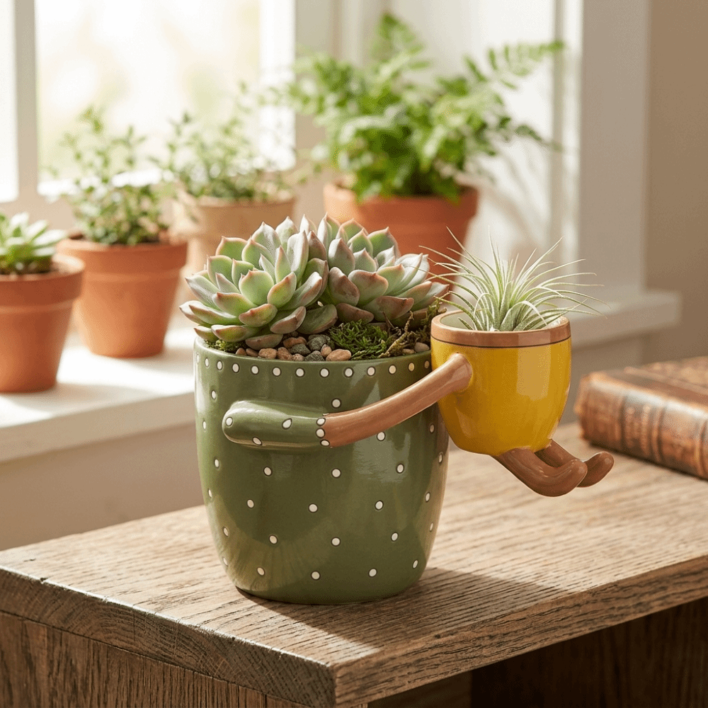Pot Bunga Resin untuk Orang Tu - Plant Parental ulasan dan harga